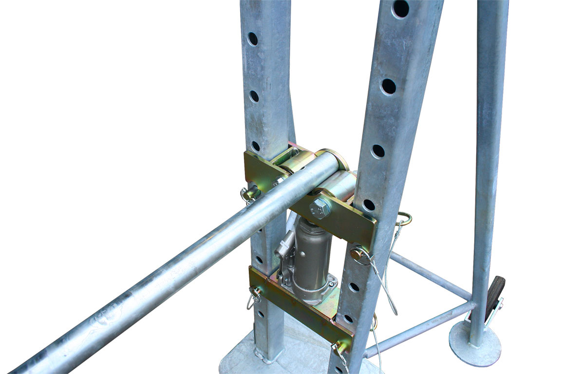 Hydraulic Reel Stand with Bearings