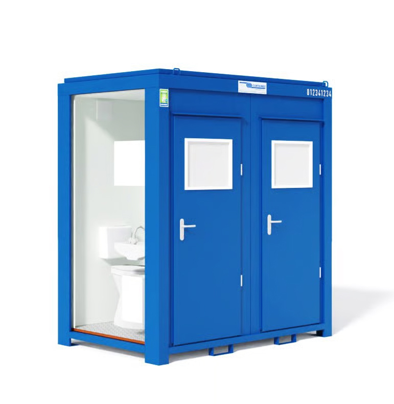 8`Sanitetskabin CONTAINEX 2XWC W