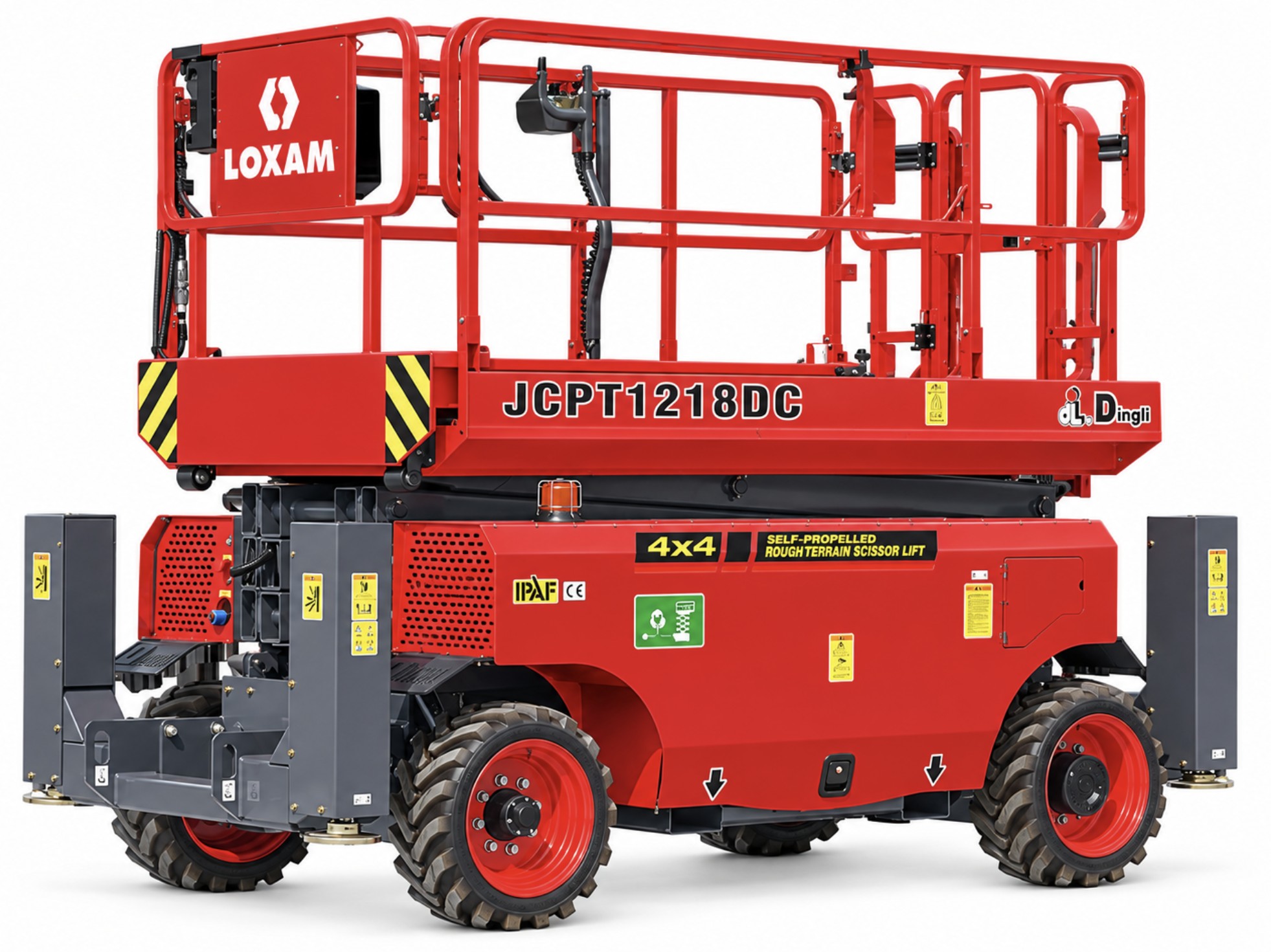 Saxlift batteri plattformshöjd 10m