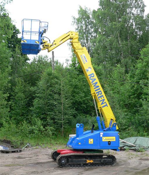 Diesel Powered Telescopic Crawler Boom Lift AICHI SR12BJ