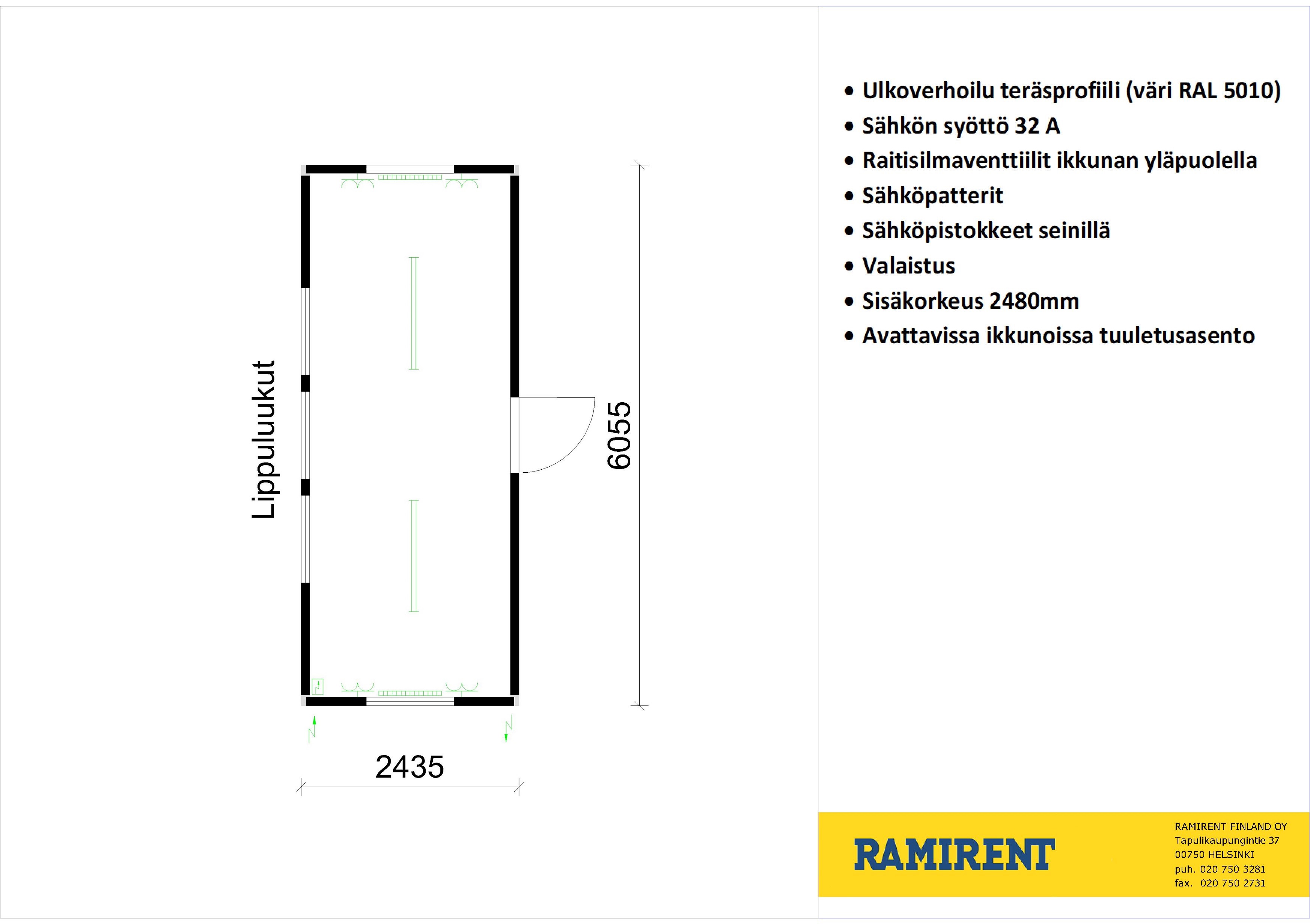 Rami Module with 3 Sales Booths CONTAINEX 2028NO TICKETS