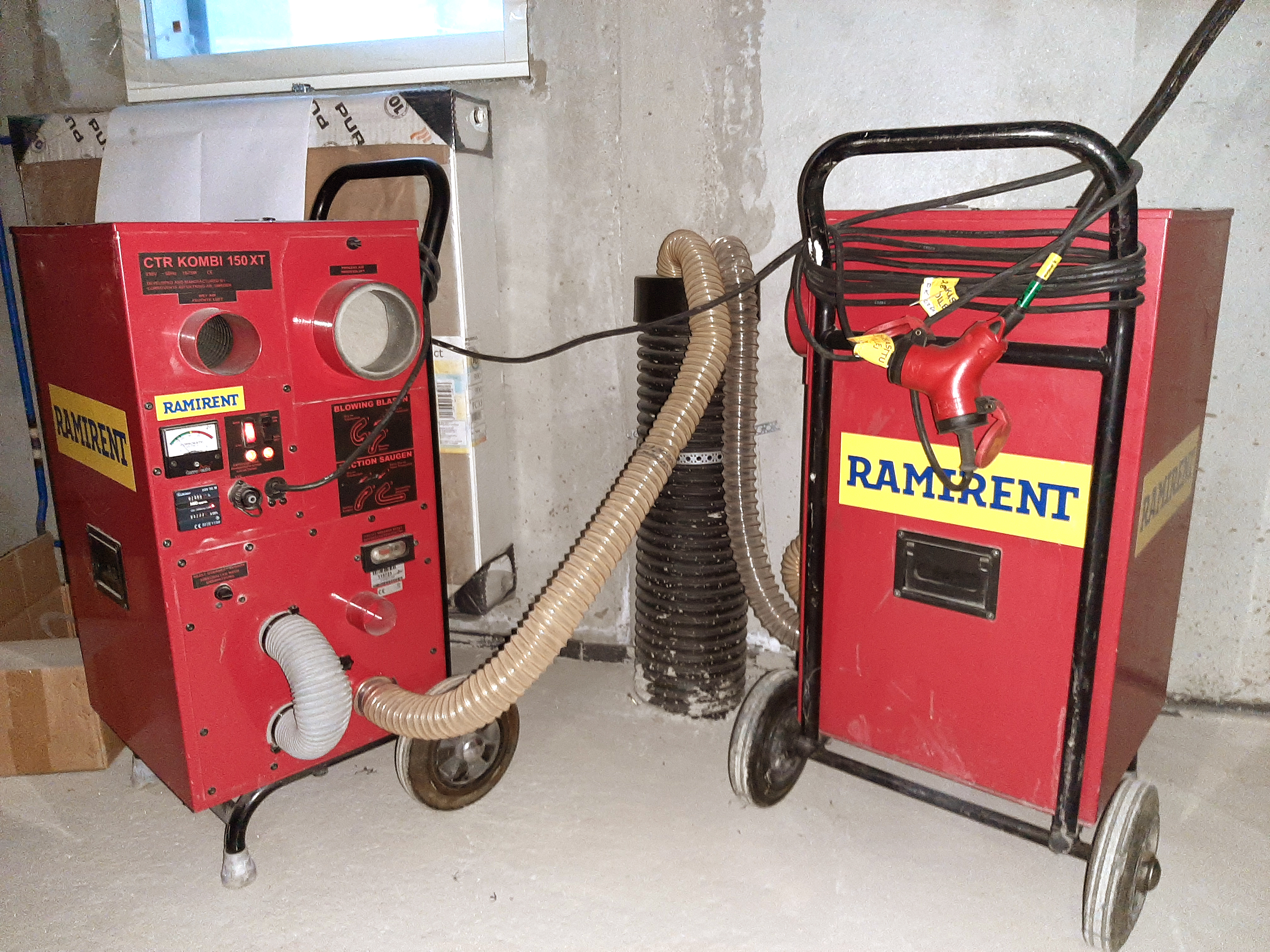 Kombinationsavfuktare 150 m³/h CORROVENTA CTRK150XT