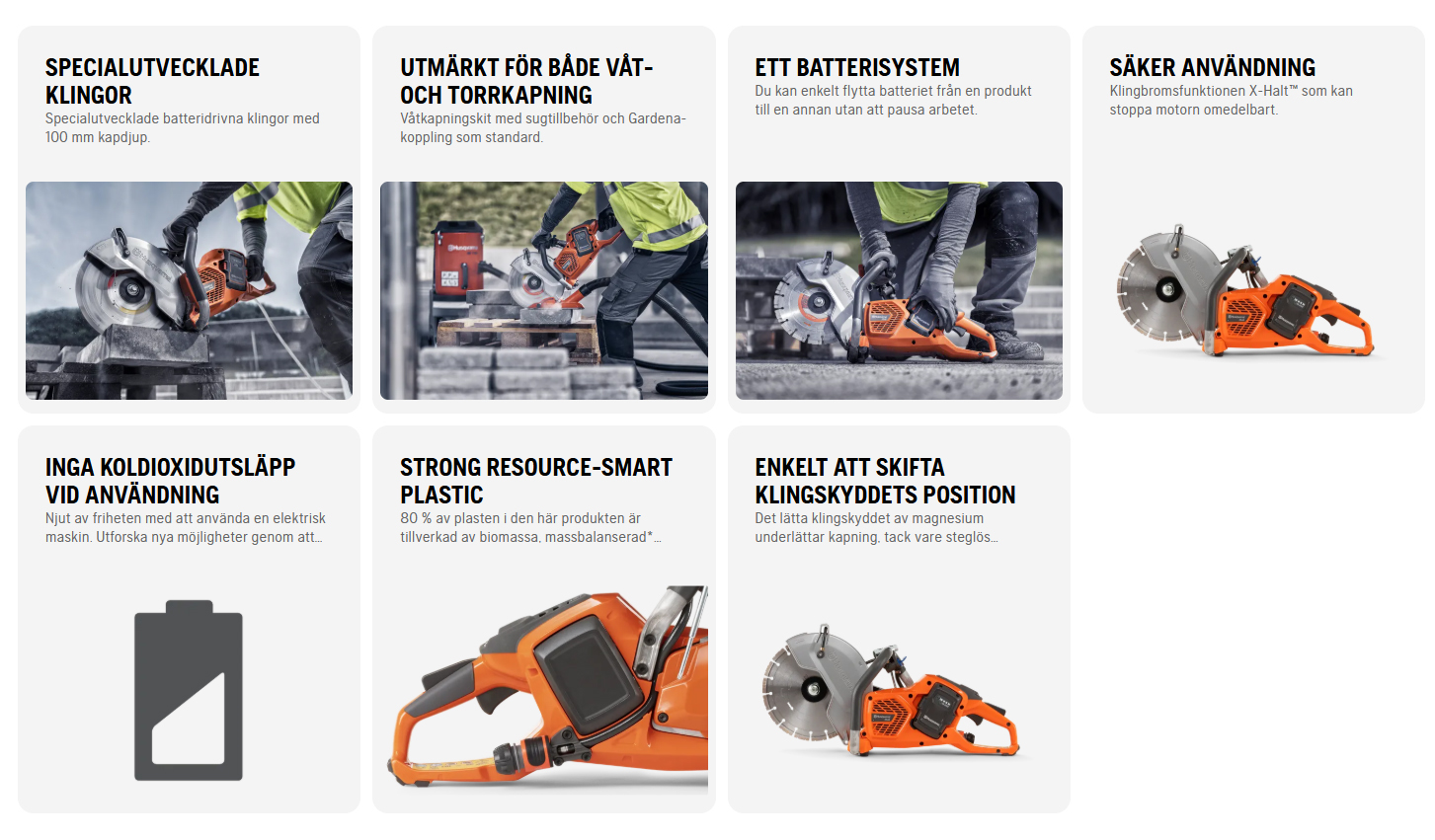 Laikkaleikkuri, akku HUSQVARNA K540I