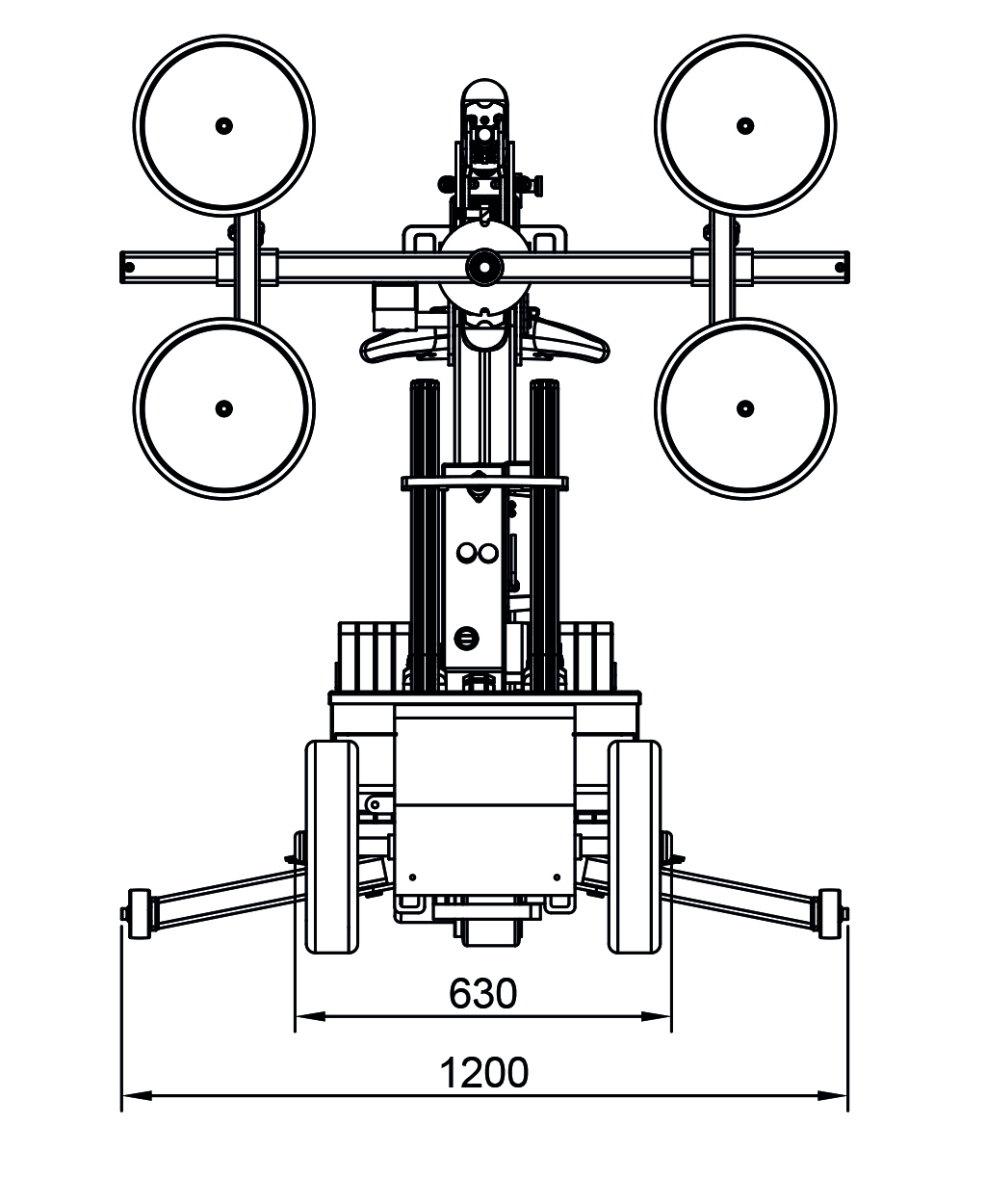 Imukuppinostin lasille SMARTLIFT SL280