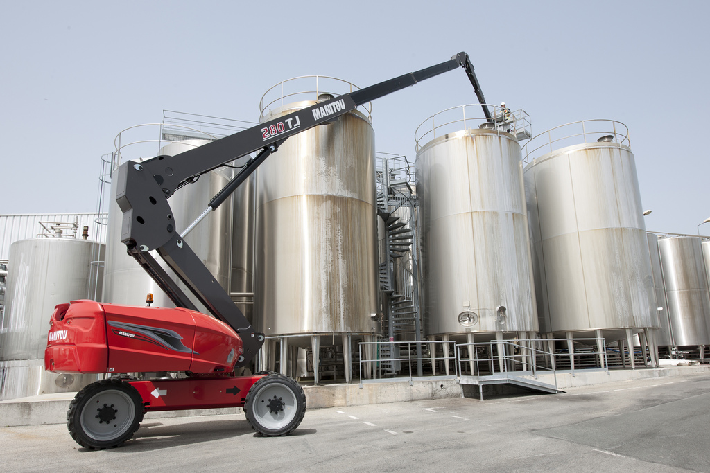 Telescopic Boom Lift diesel, platform height 25.7 m MANITOU 280TJ