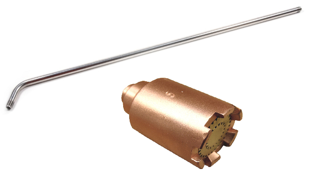 Curved Stainless Steel Tip Tube