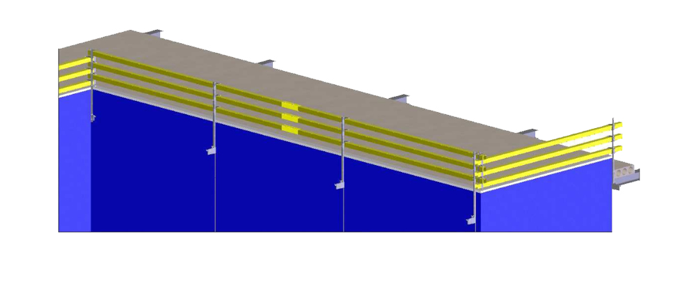 Sandwich Element Safety Post System