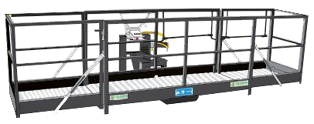 Work platform for telehandler