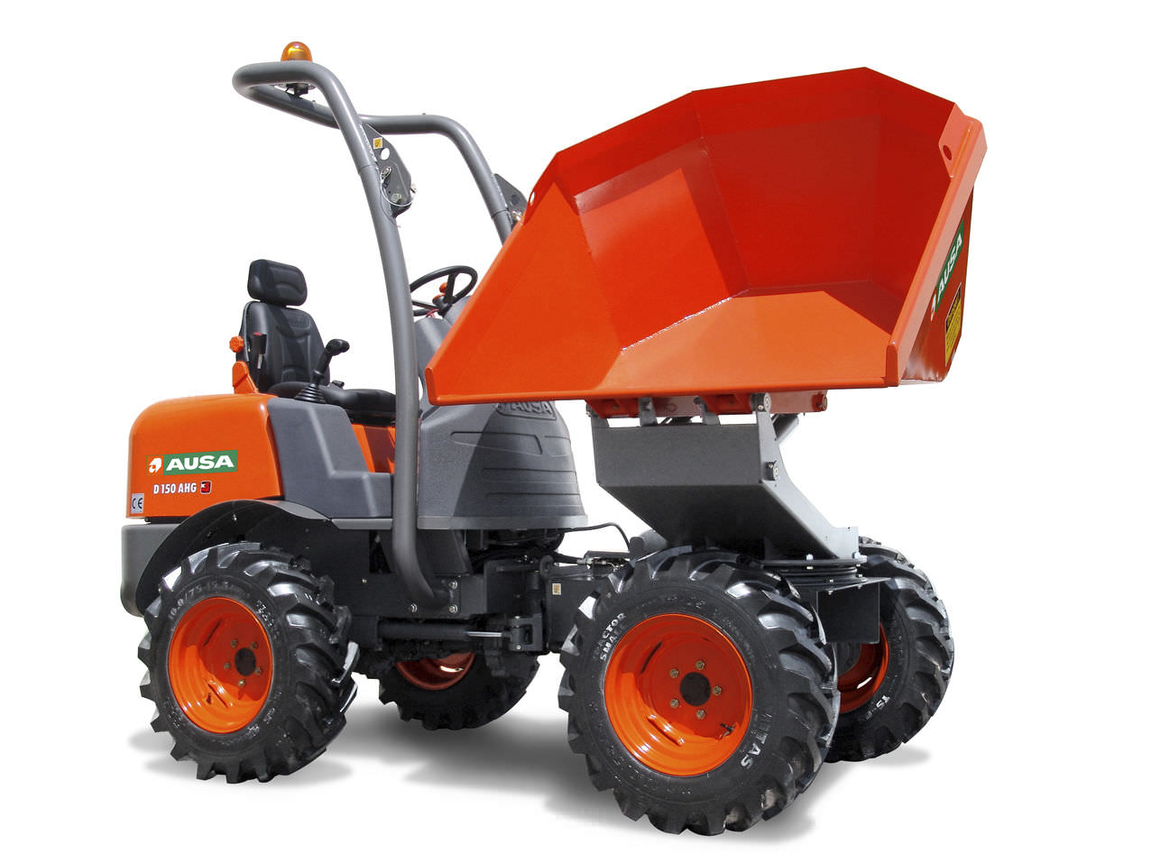 Dumper hjulburen 4wd med svängbord 3,5T