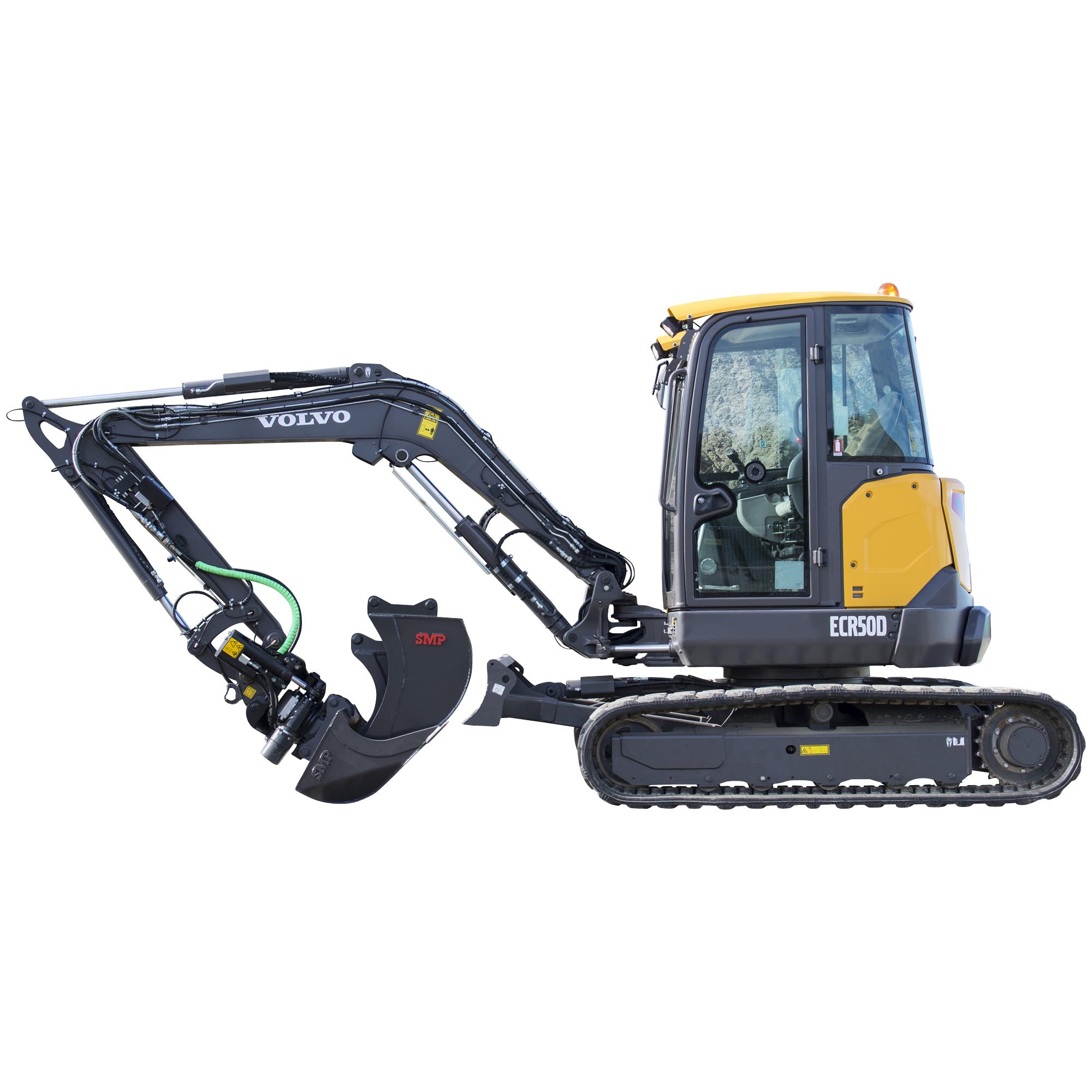 Dieselkäyttöinen tela-alustainen kaivinkone 5 t VOLVO ECR50D
