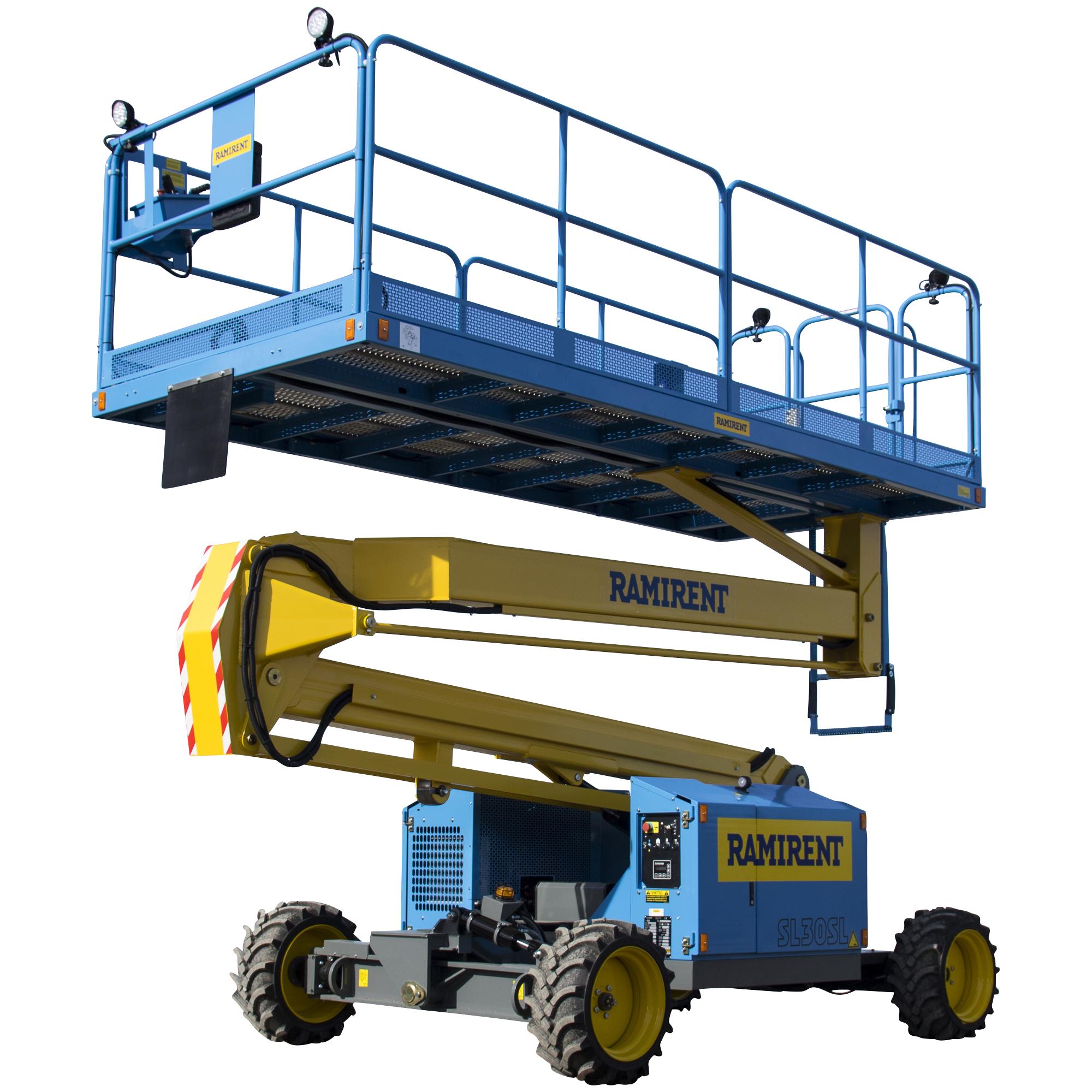 Saxlift diesel, plattformshöjd 7m tunnel