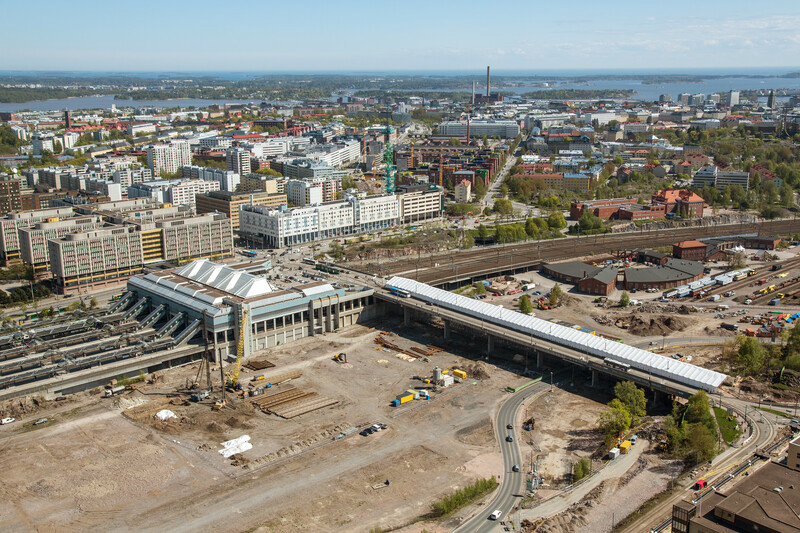 Väderskydd för bygg- och reparationsarbete ovanpå arbetsplatsen, bredd 5–25 m