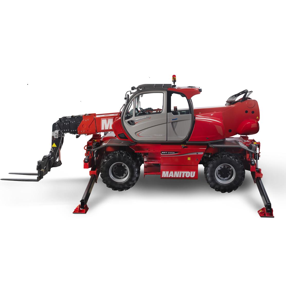 Teleskoptruck runtomsvängande, lyfthöjd < 21m