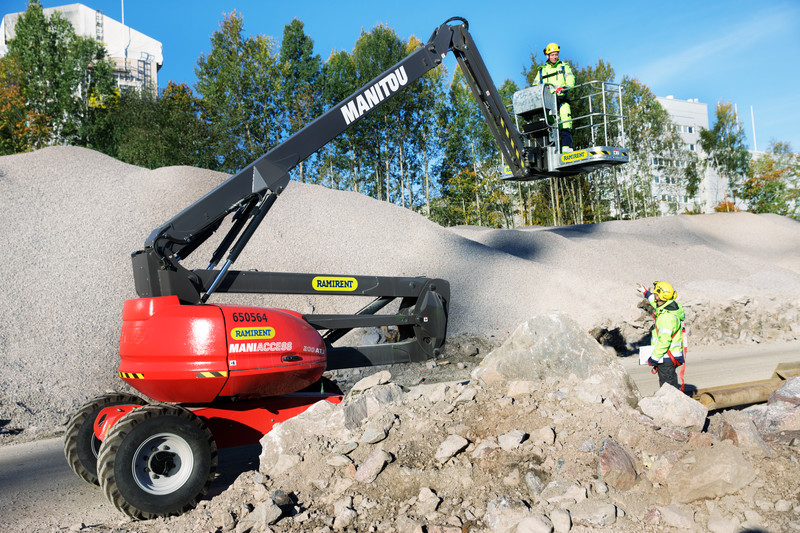 Vikbomslift diesel plattformshöjd 18 m MANITOU 200ATJ