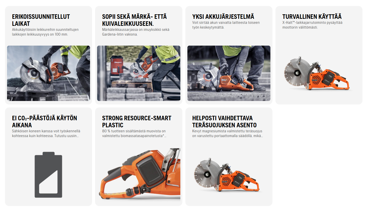 Laikkaleikkuri, akku HUSQVARNA K540I