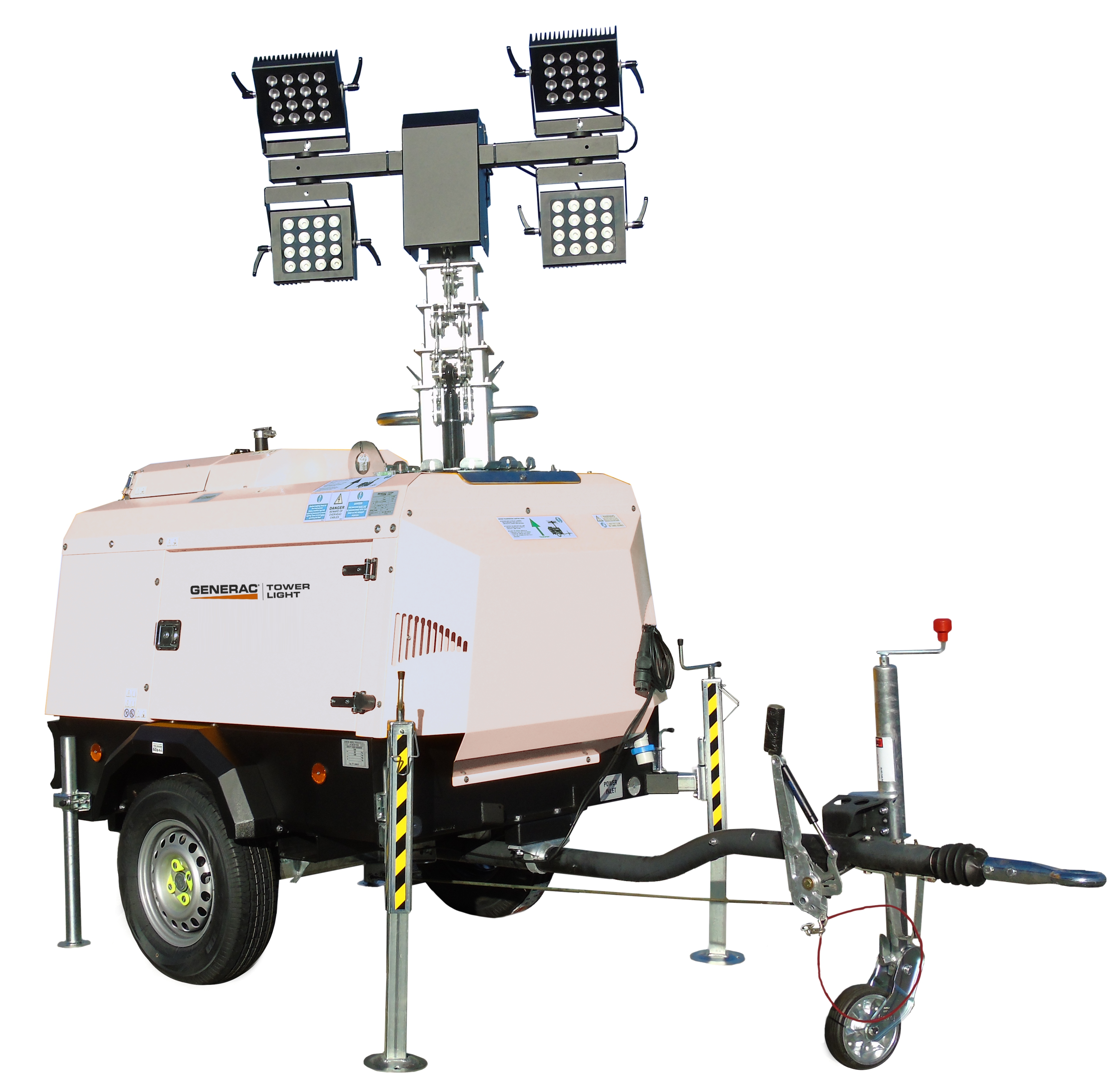Lighting Mast with Power Station 8,5 m GENERAC VT-HYBRID