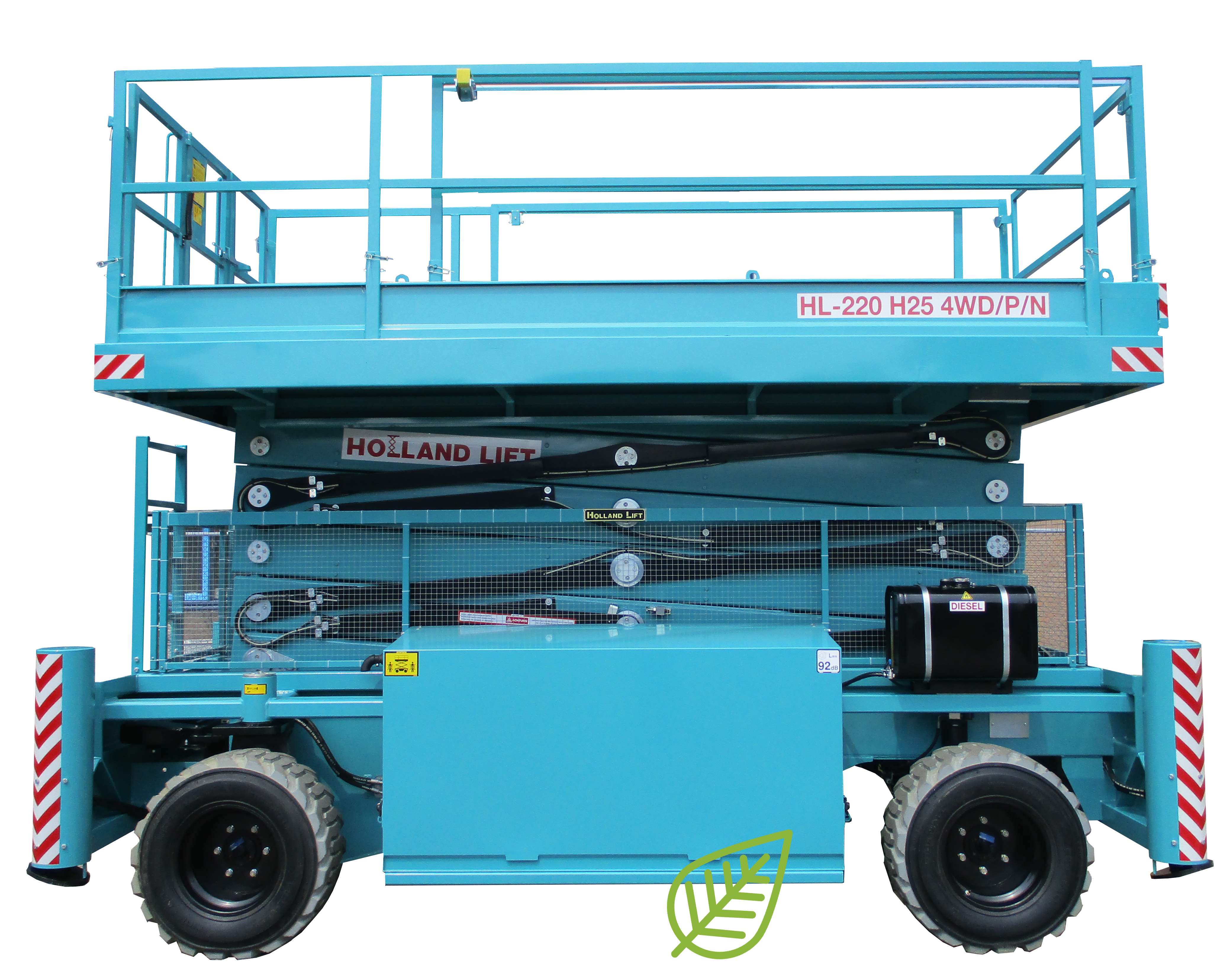 Akku- / dieselkäyttöinen saksilava HOLLAND LIFT HL-220H25 4WD/P/N