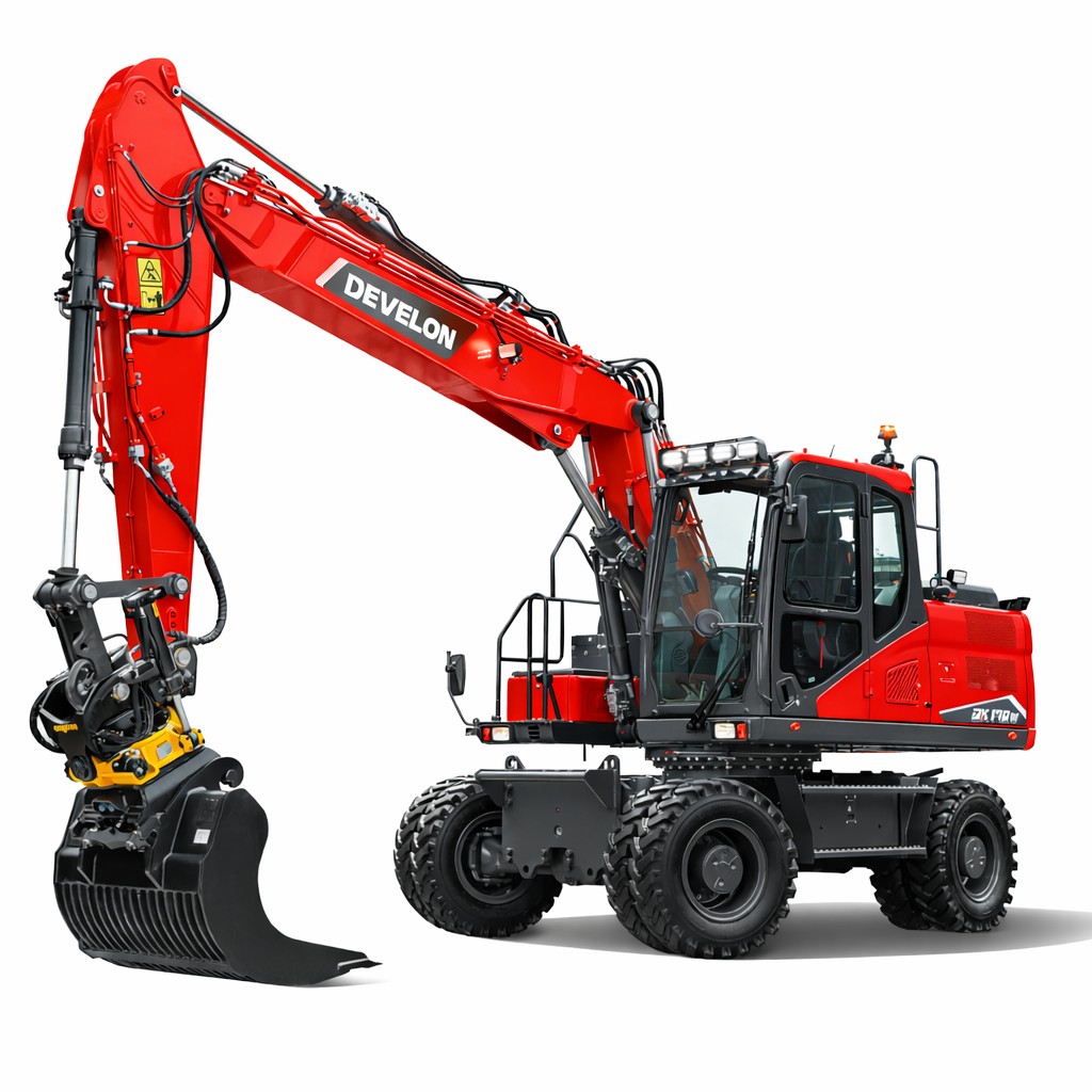 Grävmaskin hjulburen 4wd 18 T