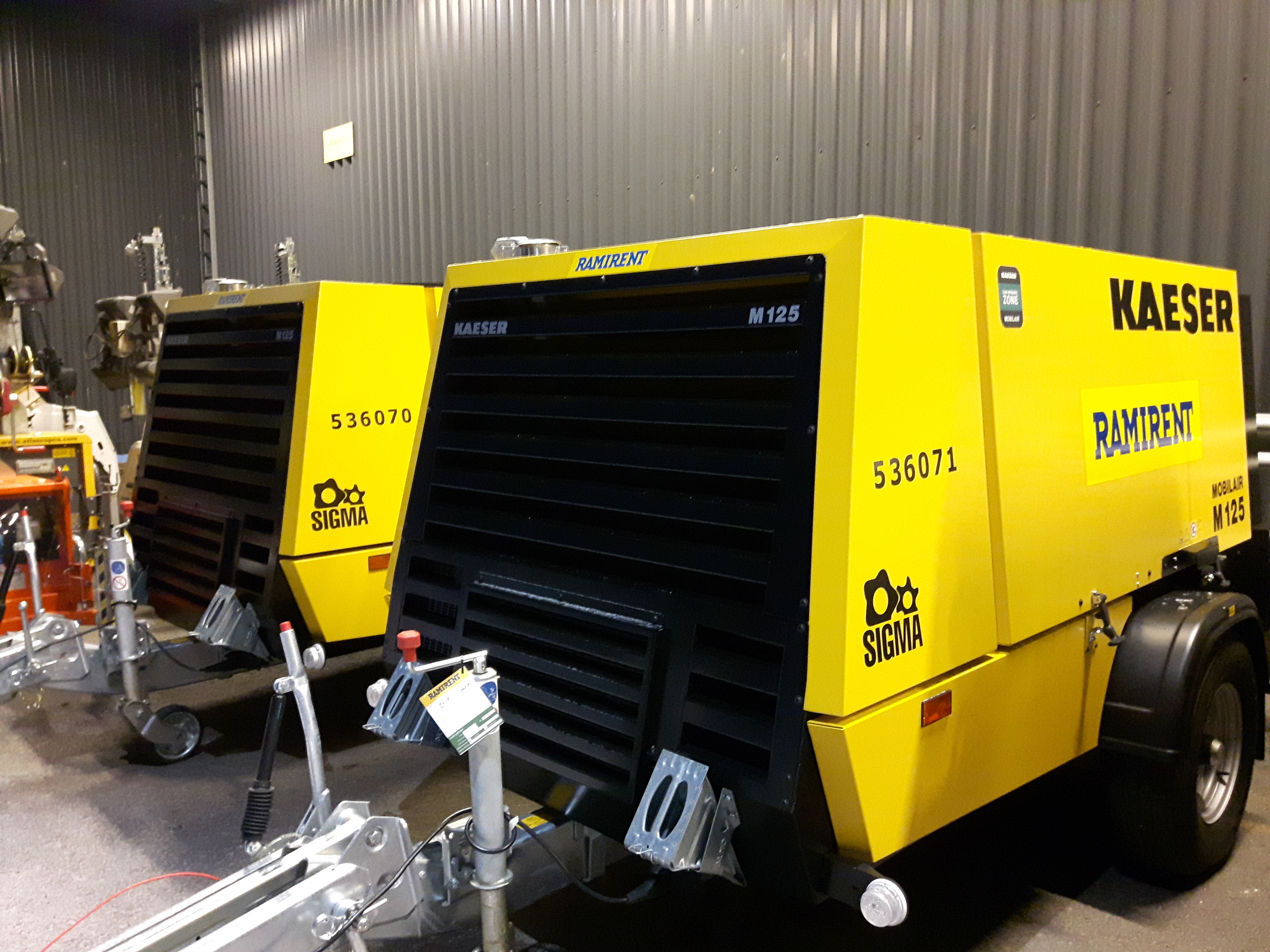 Diesel Powered Mobile Compressor 11,5 m³/min KAESER M125