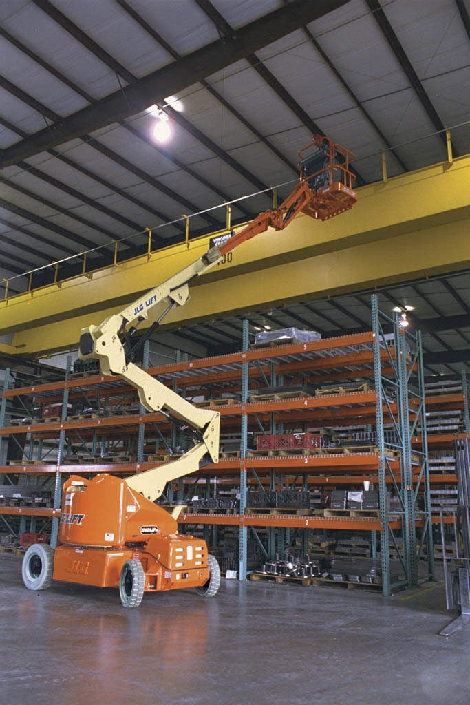 Folding boom lift battery platform height 12.2 m JLG E400AJPN