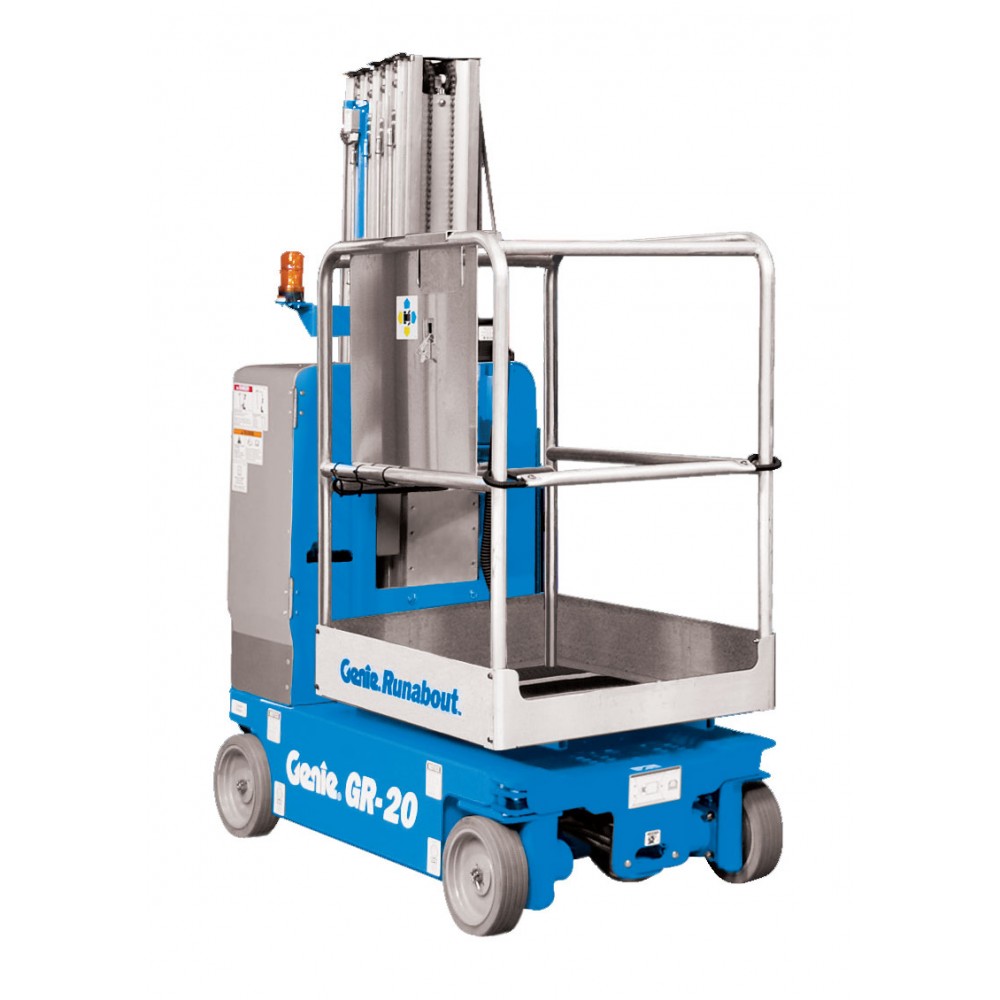Telescopic Mast Lift electric, platform height 6 m GENIE GR-20