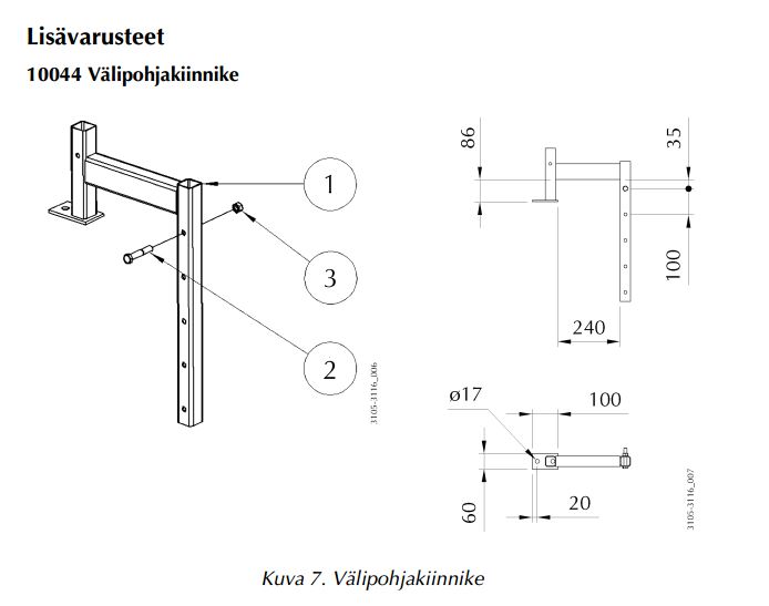 Combisafe Slab Attachment 10044