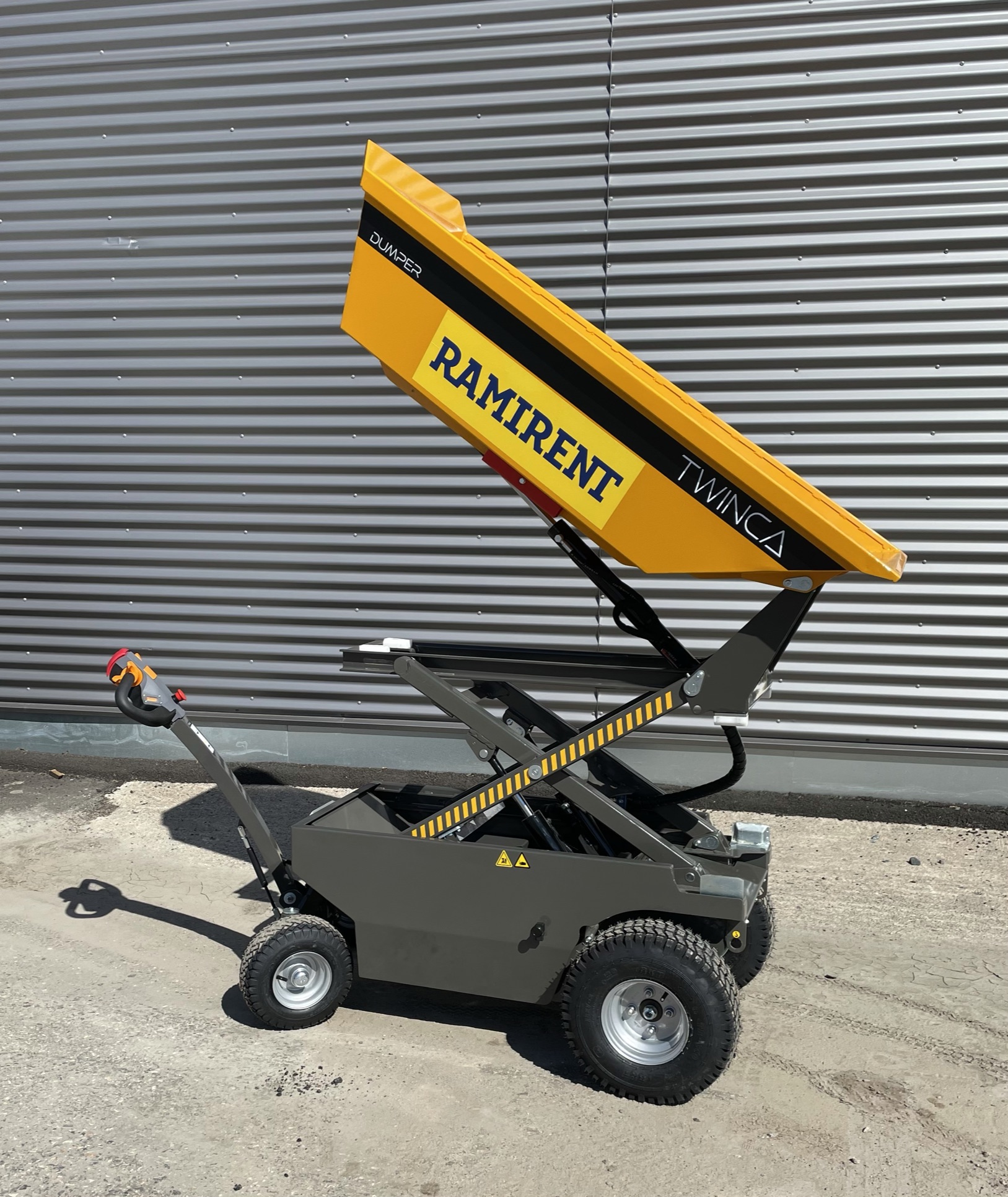 Batteridriven minidumper 800 kg TWINCA ES800