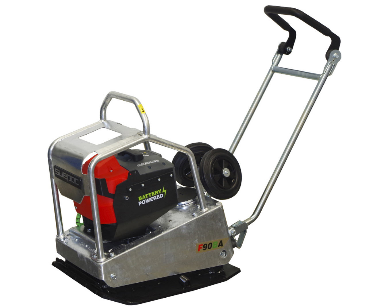 Vibratorplatta, batteridriven, < 100 kg