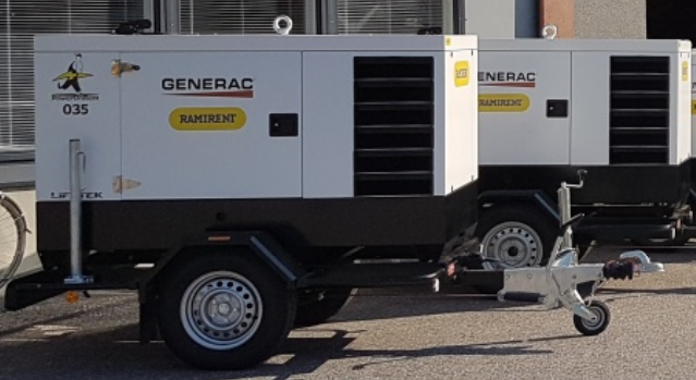 Hinattava generaattori 30,5 kVA, diesel  GENERAC GMN035Y