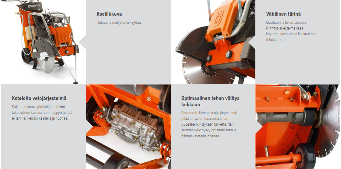 Golvsåg, bensindriven HUSQVARNA FS524