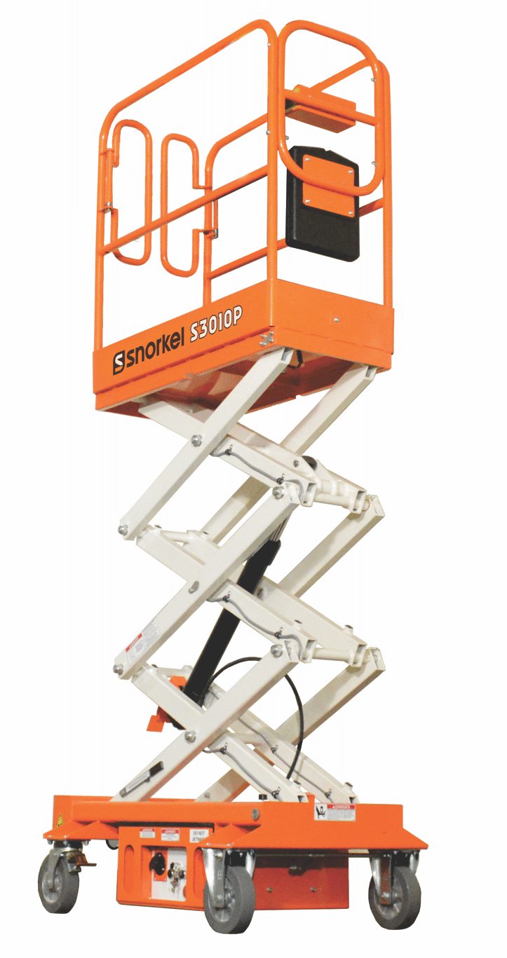 Electric Manual Propulsion Scissor Lift SNORKEL S3010P