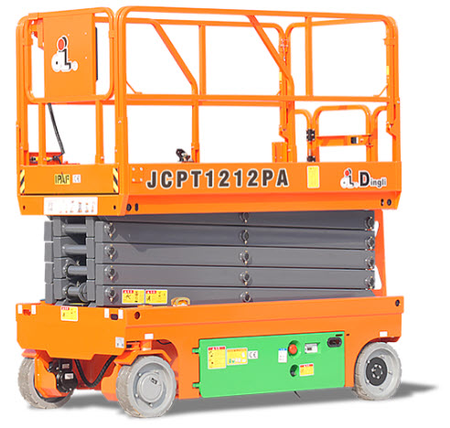 Saxlift batteri plattformshöjd 10m oljefri