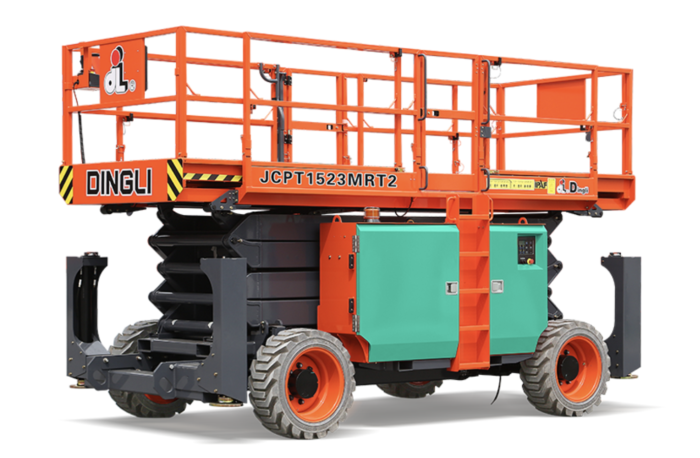 Saxlift hybrid plattformshöjd 13 m (dubbla utskjut)