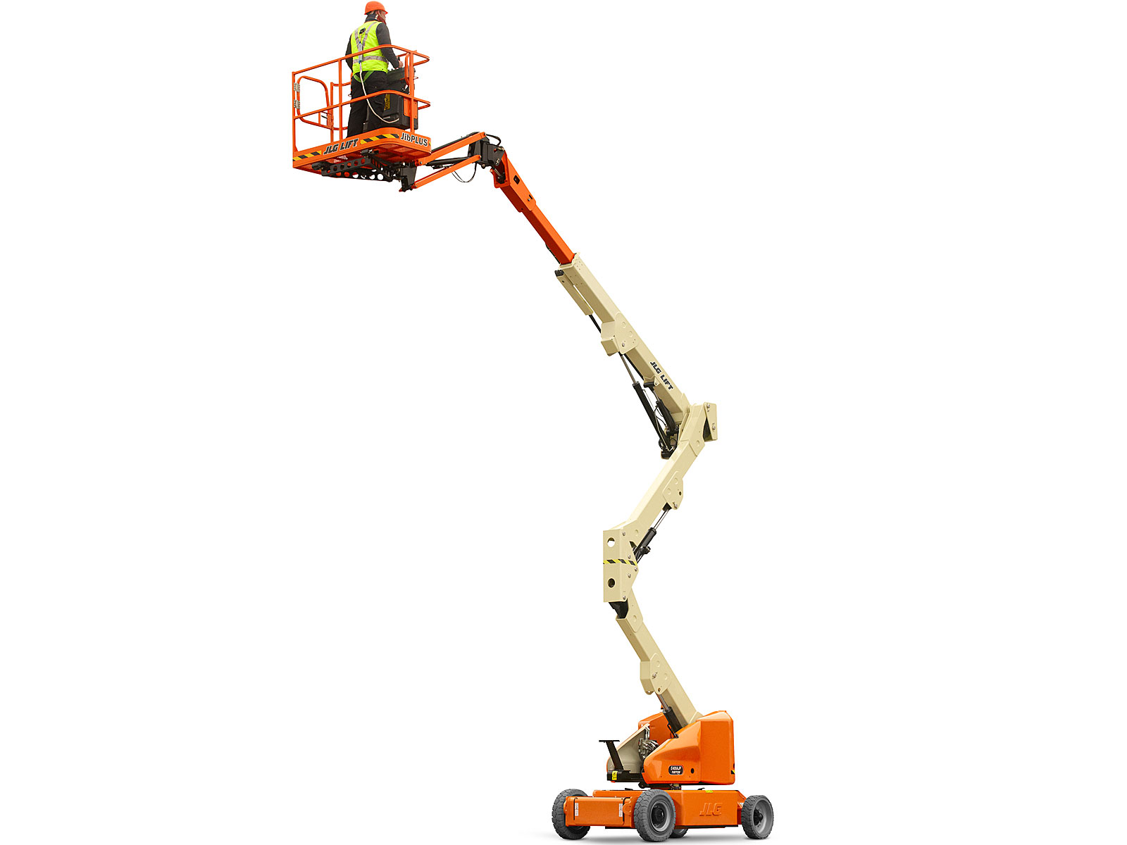 Akkukäyttöinen nivelpuominostin 12,2 m JLG E400AJPN