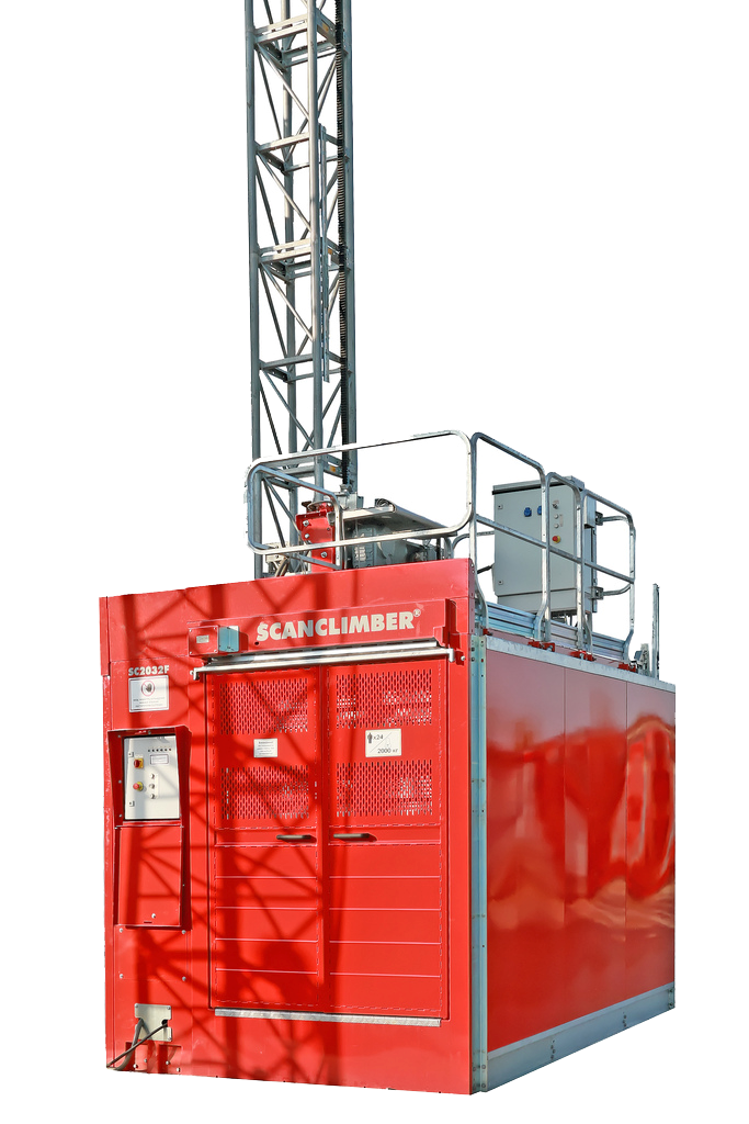Bygghiss 2000 kg SCANCLIMBER SC2032-H65