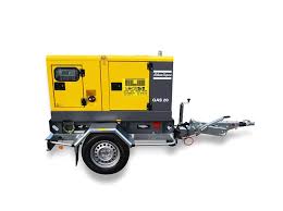 Elverk 20 kVA på släp, dieseldriven