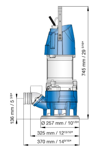 Likavesipumppu, 400V SULZER XJS40