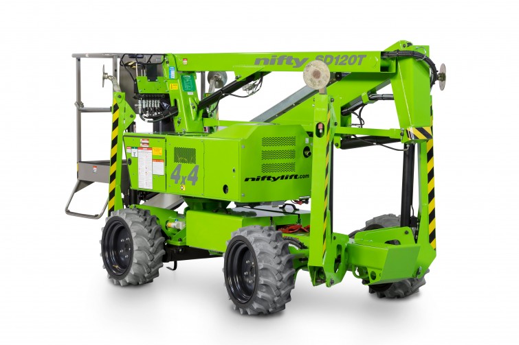 Vikbomslift diesel/batteri plattformshöjd 10,65 m NIFTY SD120T