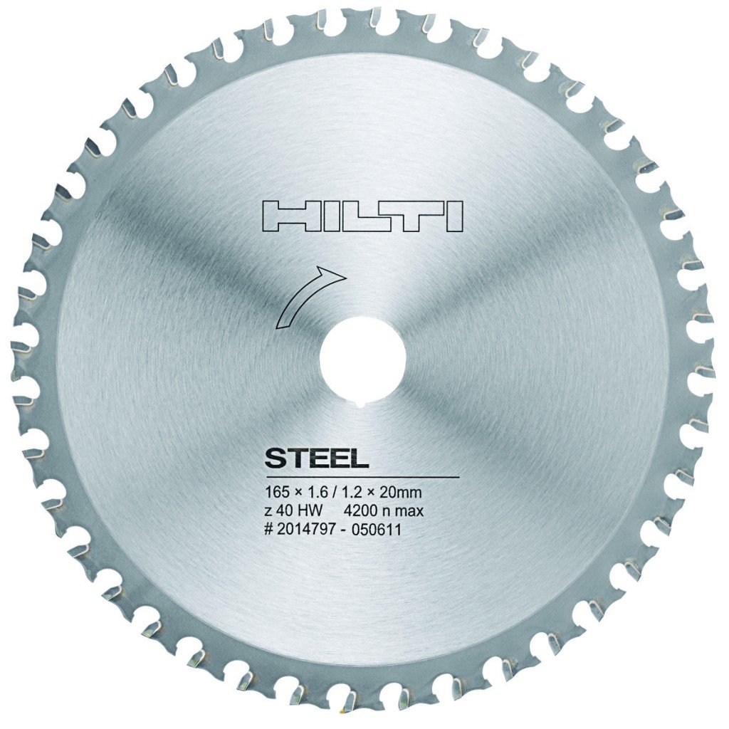 Cirkelsågklinga 165 mm metall HILTI