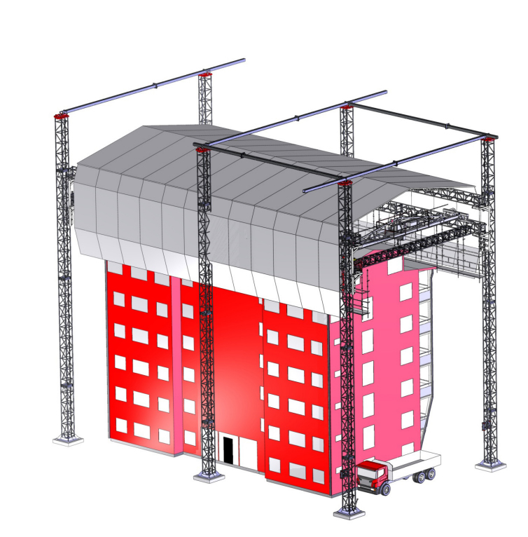 Raisable Weather Shelter 20–25 m