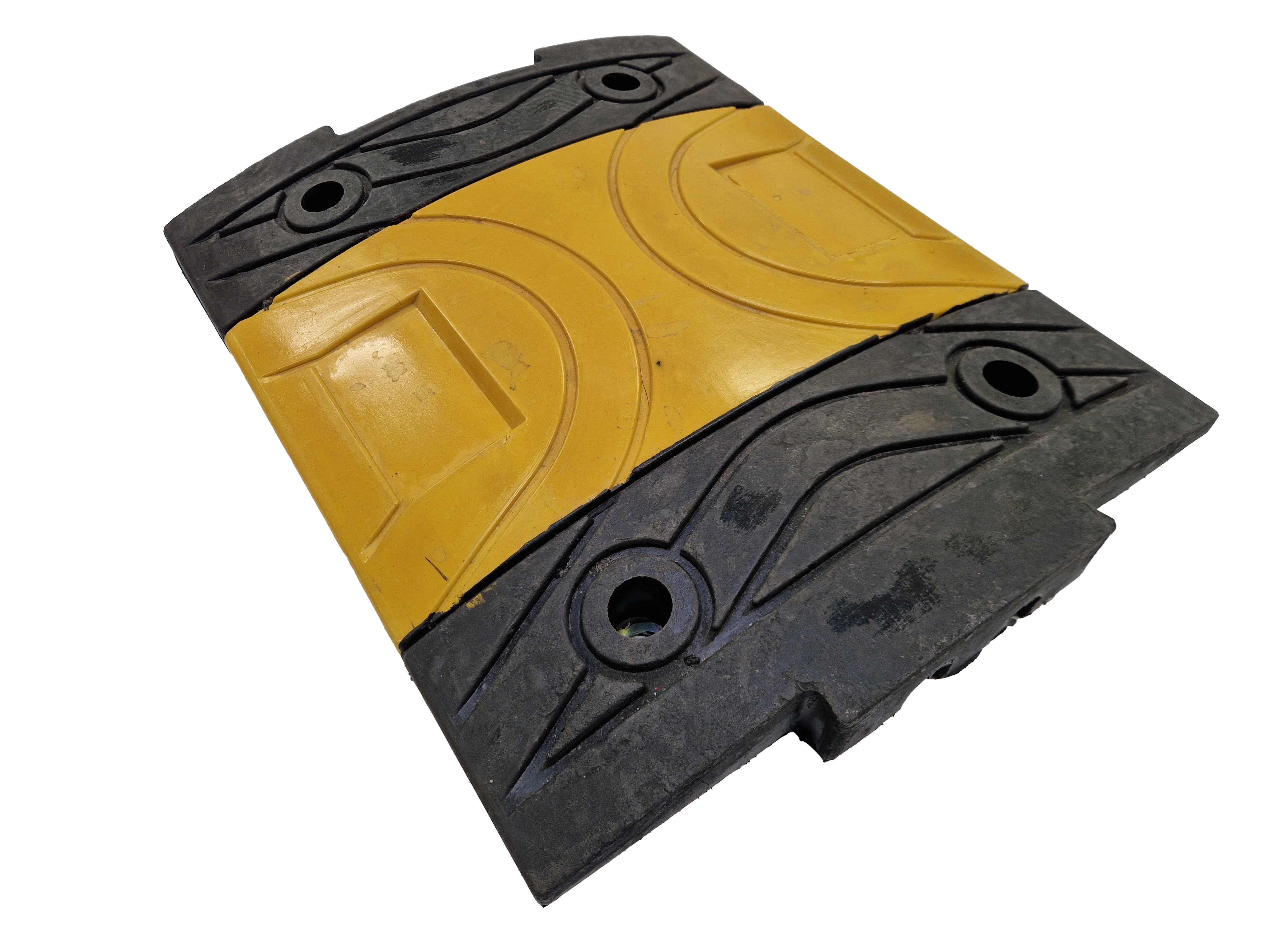 Hidastetöyssy, keskipala 50 mm keltainen/musta