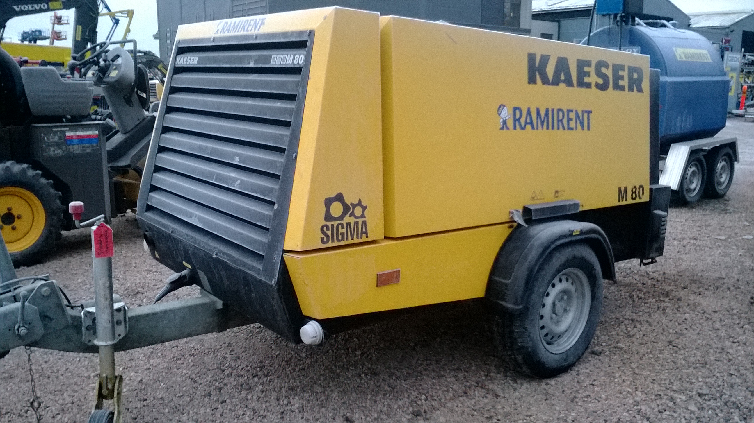 Kompressor 8,1 m³/min vid 7 bar KAESER M80