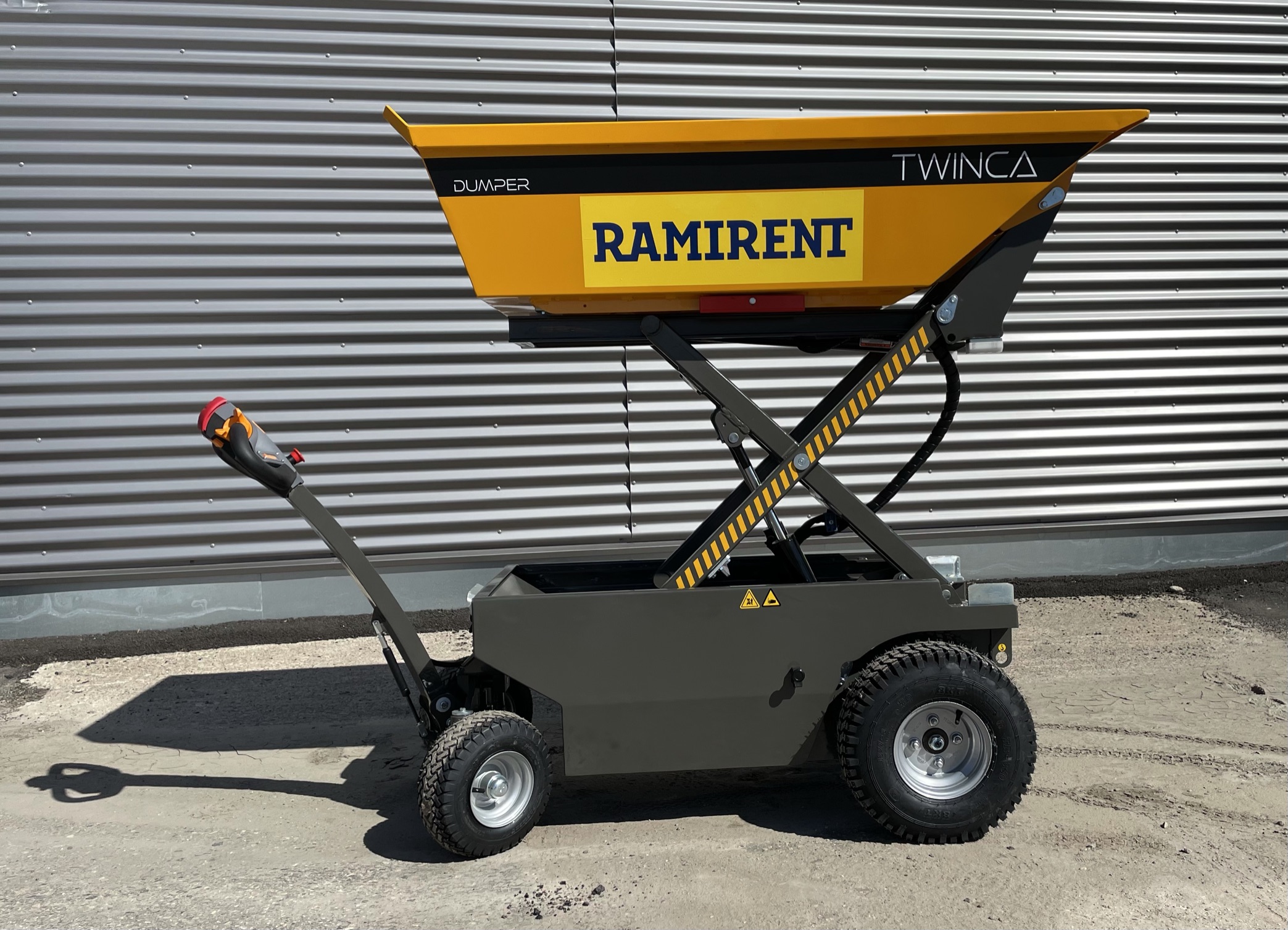 Batteridriven minidumper 800 kg TWINCA ES800