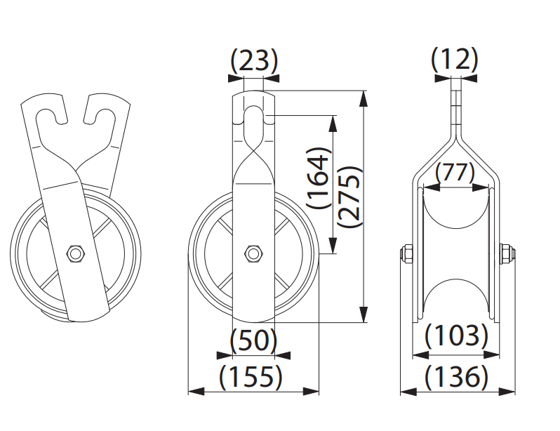 Stringing Pulley Wheel ENSTO ST26.33