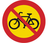 C10 Förbud mot cykel och moped plast