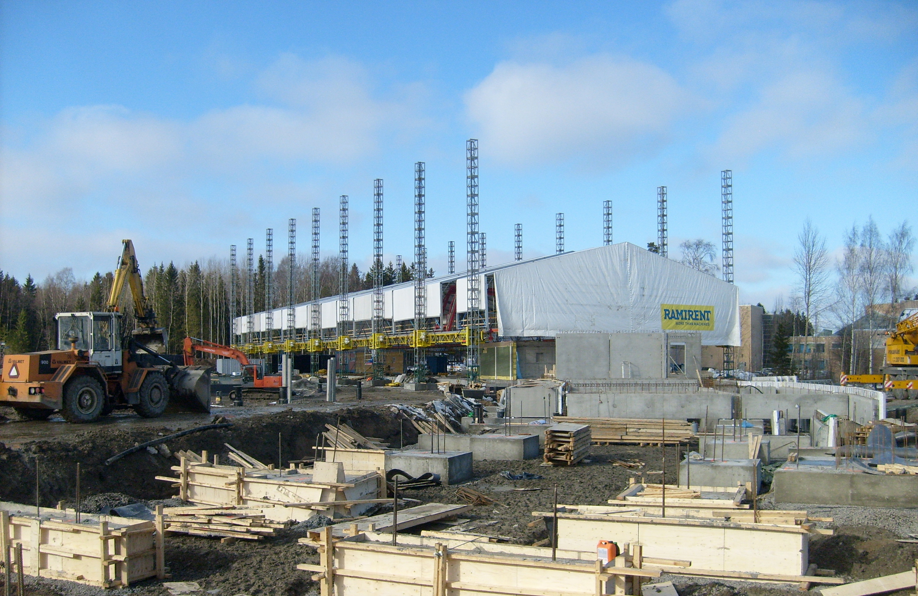 Tower S suoja Siltanosturilla Leveys 20 25 M Ramirent