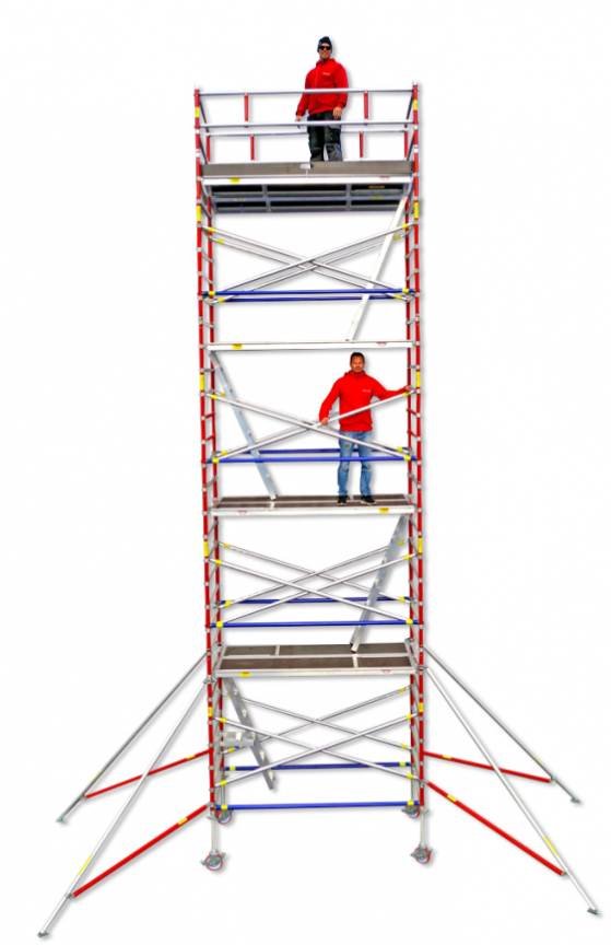 Alumiiniteline 1,37x2,5 korkeus 10 m