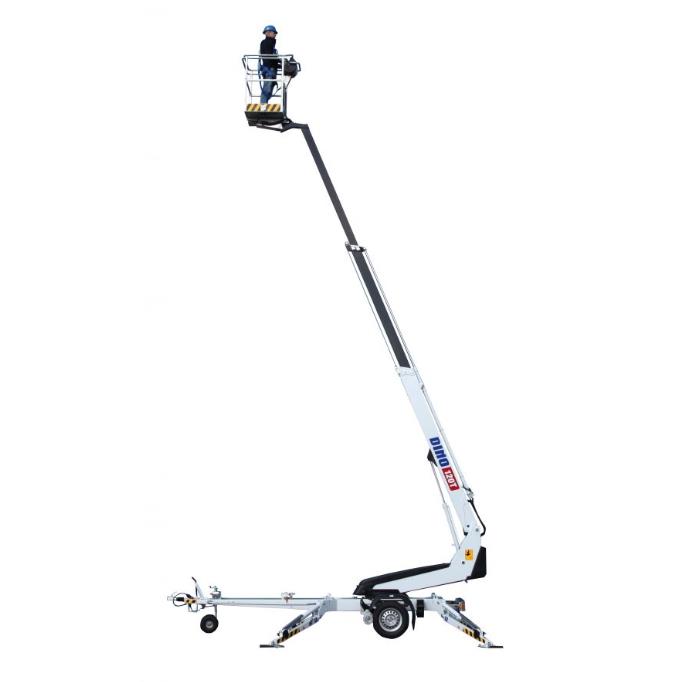 Electric Articulated Trailer Boom Lift DINO 125T