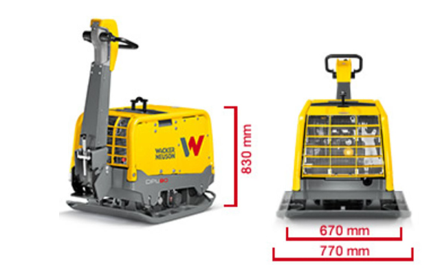 Diesel Powered Reversible Vibratory Plate 709 kg WACKER NEUSON DPU80r