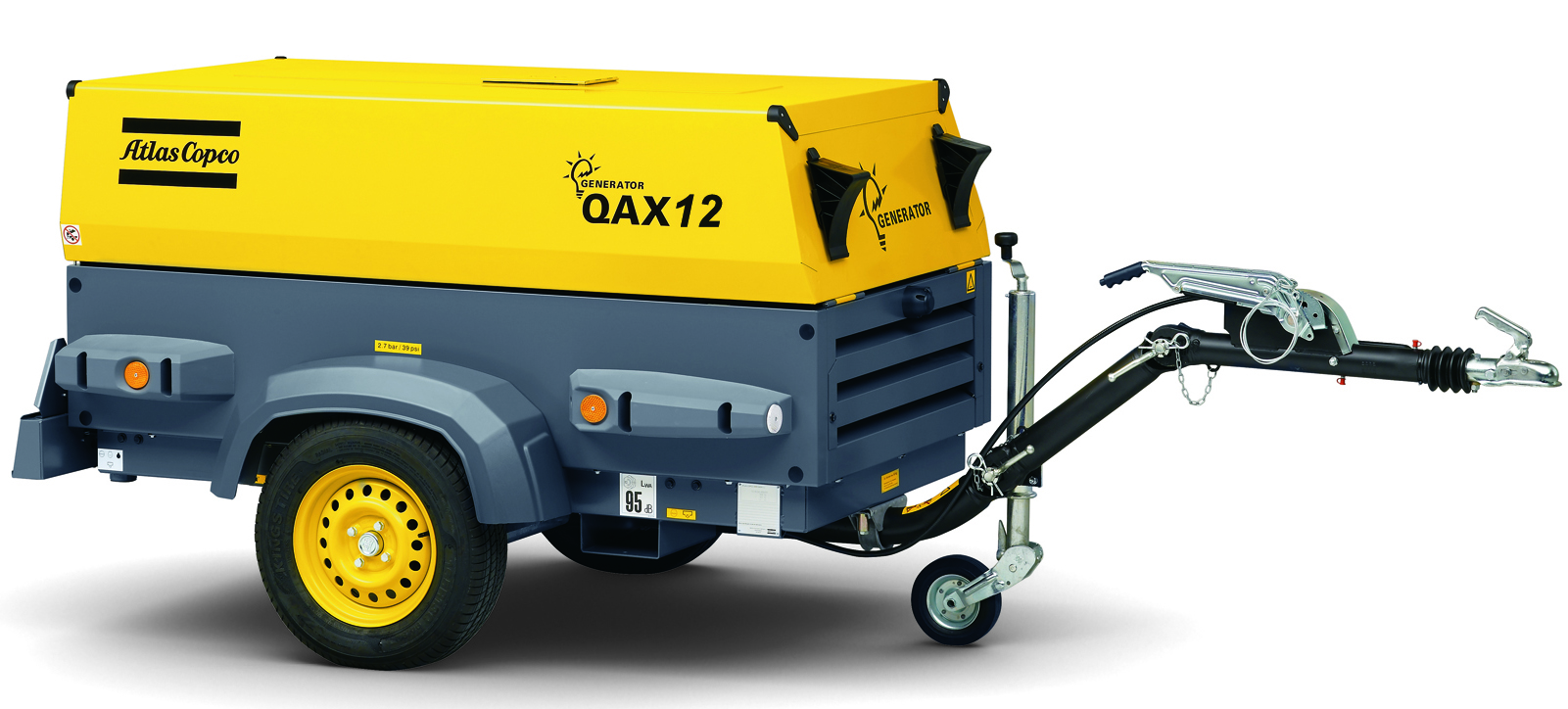 Diesel Powered Generator 12 kVA ATLAS COPCO QAX12DD